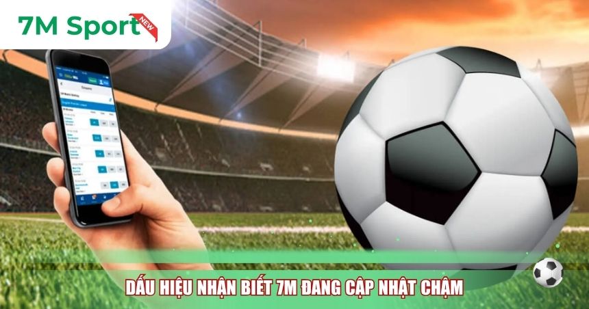 Dấu hiệu nhận biết 7M đang cập nhật chậm