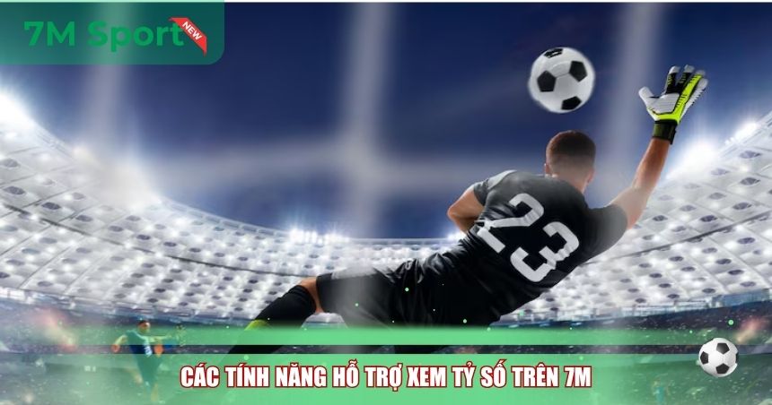 Các tính năng hỗ trợ xem tỷ số trên 7M